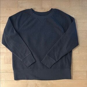 Fleece Navy Crewneck Sweatshirt